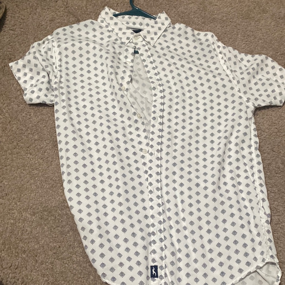 Mens hollister Silk button shirt